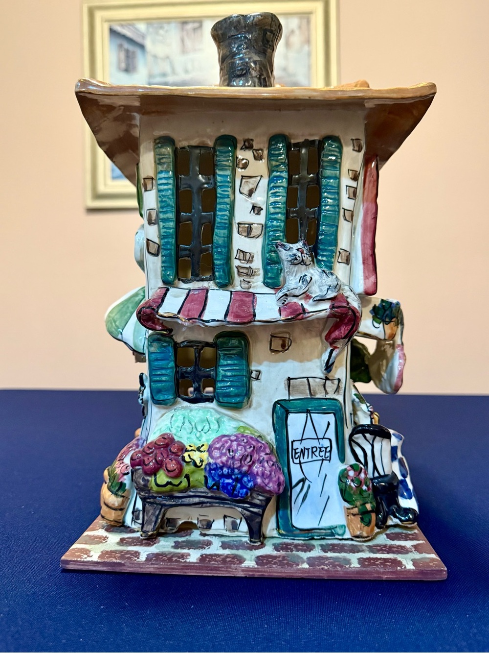 Blue Sky Clayworks Cafe French Chapeaux Fleuriste Heather Goldminc Retired W/Box - Picture 6 of 11
